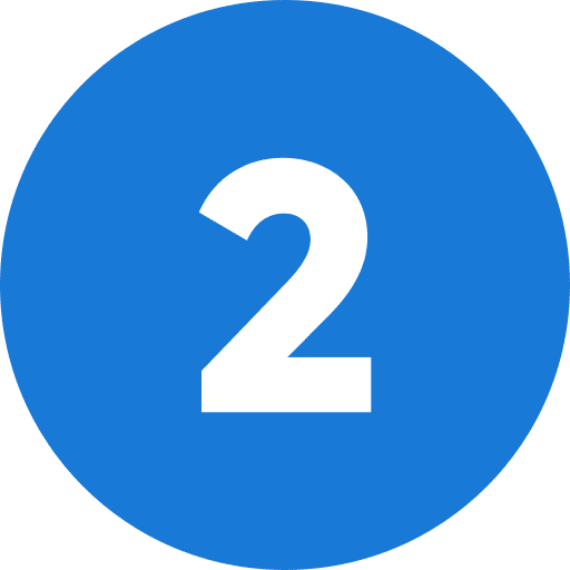 Number 2 icon